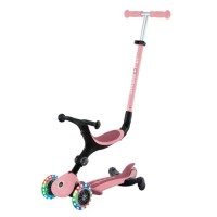 Самокат Globber серії Go Up Active 360 пастельно-рожевий Колеса з підсвічуванням (749-310)