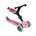 Самокат Globber серії Go Up Active 360 пастельно-рожевий Колеса з підсвічуванням (749-310)