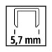 Скоби для будівельного степлера Einhell 5.7х13мм, 3000шт. (4137850)