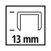 Скоби для будівельного степлера Einhell 5.7х13мм, 3000шт. (4137850)