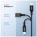 Дата кабель USB-C to Lightning 1.0m US1713A Nickel Plating ABS Shell Black UGREEN (60751)