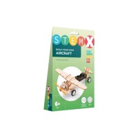 Конструктор Stem Літак Дерев'яний на батарейках (3858894673704)