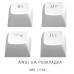 Клавіатура Dark Project ALU87 Daylight ABS RGB Mech G3MS Zircon White/Grey (DPKB_DAYLIGHT_87_ANSI_UA)