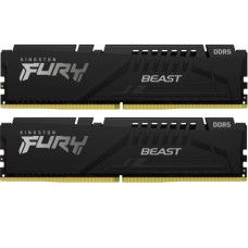 Модуль пам'яті для комп'ютера DDR5 32GB 6400 MHz Beast Black EXPO Kingston Fury (ex.HyperX) (KF564C32BBE-32)