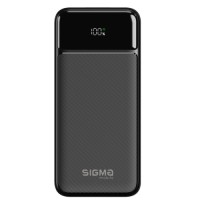 Батарея універсальна Sigma X-power SI20A4QL 20000mAh, PD/20W, QC/22.5W, LED, cable 20w, black (4827798799710)