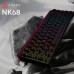 Клавіатура Ajazz NK68 Red Switch USB UA Black (NK68-R-S-B)