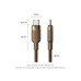 Дата кабель USB-C to USB-C 1.0m 3A aluminum gold Vention (TRDJF)