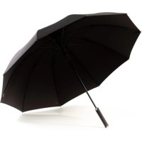 Парасоля Krago тростина Soft Black з ручкою із гумовим покриттям (umb-9-001)