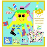 Набір для творчості Djeco Марінс художній комплект з наклейками (DJ08931)