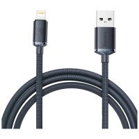 Дата кабель USB 2.0 AM to Lightning 2.0m 2.4A black Baseus (CAJY000101)