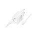 Зарядний пристрій BOROFONE BN28 Fuente USB-C PD30W + cable USB-C to Lightning White (6941991120305)