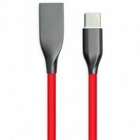 Дата кабель USB 2.0 AM to Type-C 2.0m red PowerPlant (CA911394)