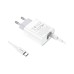 Зарядний пристрій HOCO C80A Rapido 1xUSB-C PD20W + 1xUSB QC3.0 + cable USB-C to USB-C White (6931474740533)