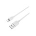 Дата кабель USB 2.0 AM to Lightning 1.0m 2.4A white BOROFONE (6957531089971)