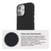 Чохол до мобільного телефона Armorstandart LikeCarbon2 MagCase Apple iPhone 17 Carbon Black (ARM86257)