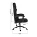 Крісло ігрове GT Racer X-2326 Black (X-2326 Fabric Black)