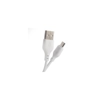 Дата кабель USB 2.0 AM to Micro 5P 1.0m 2.1A white XO (XO-NB-103-MC-1-WH)