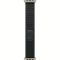 Ремінець до смарт-годинника Apple 49mm Black Trail Loop - M/L - Natural Titanium Finish (MXTR3ZM/A)