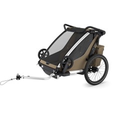 Коляска Thule Chariot Cross 2 Double (Faded Khaki) (TH 10201037)