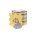 Дитячий килимок Kinderkraft Luno Shapes Yellow 30 елементів (5902533919338)