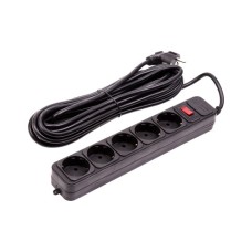 Мережевий фільтр живлення PowerPlant 7м, 5 розеток (JY-1056/7) (EX610730)