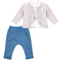Набір дитячого одягу Tongs з зайчиком (2404-68G-blue)