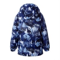 Куртка Huppa CLASSY -117710030 темно-синій з принтом 98 (4741468942780)