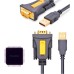 Кабель для передачі даних USB to COM M 3.0m DB9 RS-232 CR104 black Ugreen (20223)