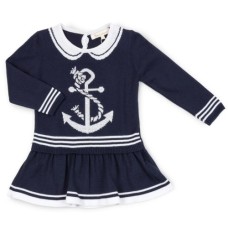 Плаття дитяче Na в'язане (GR7015-110G-blue)