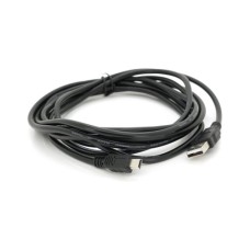 Дата кабель USB 2.0 AM to Mini 5P 3.0m black Voltronic (YT-C/AM-3MnB/5446)