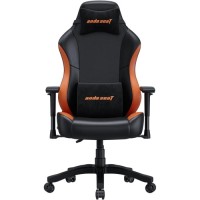 Крісло ігрове Anda Seat Luna Color PVC Size L Black/Orange (AD18-48-BO-PV)