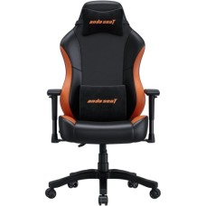 Крісло ігрове Anda Seat Luna Color PVC Size L Black/Orange (AD18-48-BO-PV)