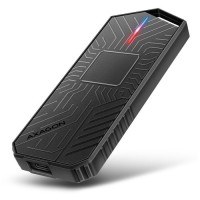Кишеня зовнішня AXAGON USB-C 10Gbps metal box for M.2 NVMe & SATA SSD GAME (EEM2-GAM)
