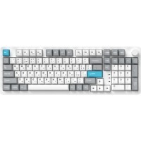 Клавіатура GamePro Asgard Drakkar Keychron Super Red Switch Wireless/Bluetooth/USB UA White (MK305WH)