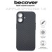 Чохол до мобільного телефона BeCover Carbonite Case (MagSafe) для Apple iPhone 16 Black (712067)