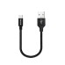 Дата кабель USB 2.0 AM to USB-C 0.25m black ColorWay (CW-CBUC048-BK)