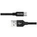 Дата кабель USB 2.0 AM to USB-C 0.25m black ColorWay (CW-CBUC048-BK)