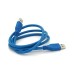 Дата кабель USB 3.0 AM/AM 1.0m Blue Voltronic (YT-3.0AM+AM-1.0)