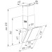 Витяжка кухонна Pyramida NR-MV 60 SYE-26 WH