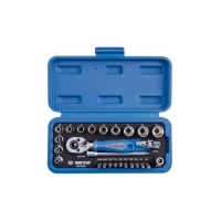 Набір інструментів KING TONY 1/4" 27 шт. (2027MRE)