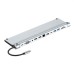 Концентратор 2E USB-C 10-in-1 3xUSB + 2xUSB-C + 2xHDMI + VGA + 3.5mm + microSD/SD + 1xRJ45 0.15m gray (2E-W2703)