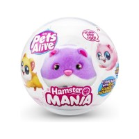 Інтерактивна іграшка Pets & Robo Alive S1 - Кумедний хом'ячок (фіолетовий) (9543-3)