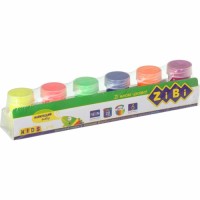 Гуашеві фарби ZiBi KIDS Line NEON Гуаш 6 кольорів по 20 мл (ZB.6690)