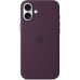 Чохол до мобільного телефона Apple iPhone 16 Plus Silicone Case with MagSafe - Plum (MYYD3ZM/A)