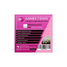 Протектор для карт Games 7 Days 70 х 70 мм, Square Small, 50 шт (PREMIUM) (GSD-027070)