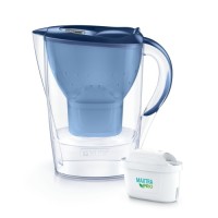 Фільтр-глечик Brita Marella Memo MXPro 2.4л (1.4л води) з фільтр-картриджем, синій (1052799)