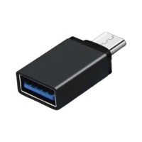 Перехідник USB 2.0 AF to Micro 5P M OTG black Voltronic (YT 37681)