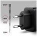 Зарядний пристрій AXAGON 1xUSB-C PD67W + 1xUSB QC4+ PPS display gray (ACU-PQ67D)