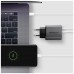 Зарядний пристрій AXAGON 1xUSB-C PD67W + 1xUSB QC4+ PPS display gray (ACU-PQ67D)