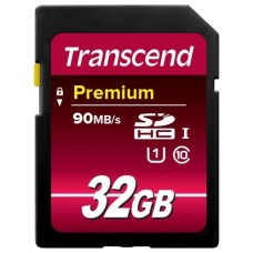Карта пам'яті Transcend 32Gb SDHC class 10 UHS-I Premium (TS32GSDU1)